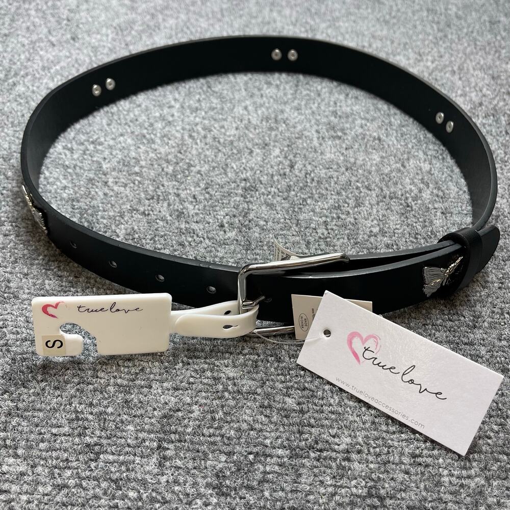 True Love Butterfly Embellished Belt Size Small